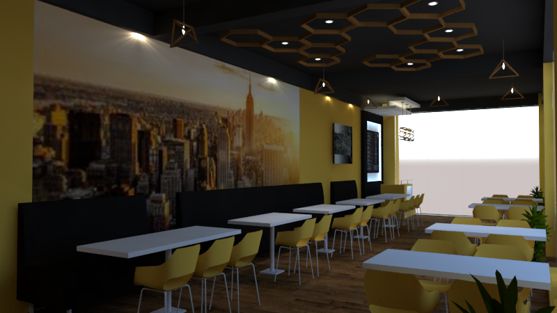 Stylish Cafe interiors 